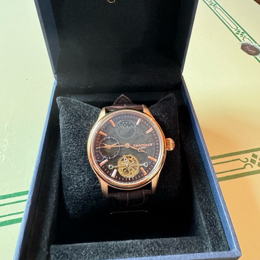 ~LIGHTLY WORN~ Genuine LONGITUDE Thomas Earnshaw, London Men’s Watch.